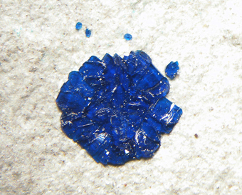 Cornetite - Star of the Congo Mine, Shaba, Democratic Republic of Congo