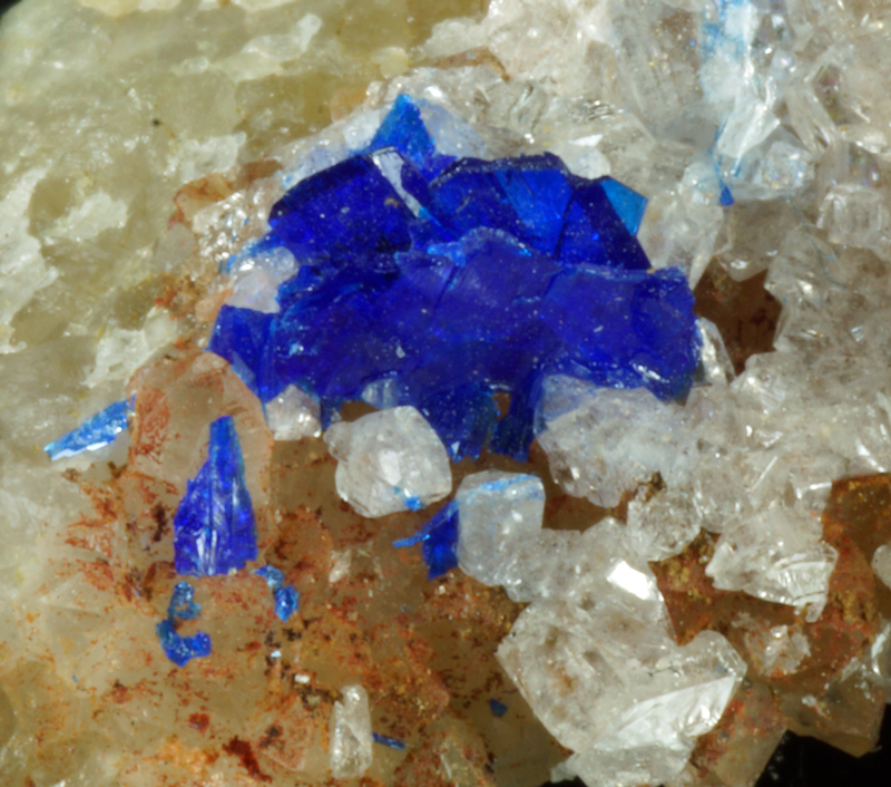 Linarite - Grand Reef mine, Laurel Canyon, Arizona, USA