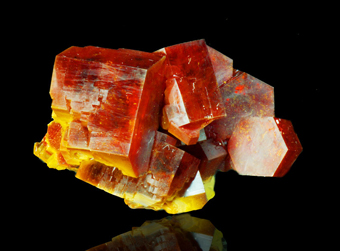 Vanadinite - ACIF mine, Mibladen Mining district, Morocco