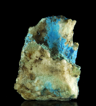 Cyanotrichite - Qinglong mine, Qianxinan, Guizhou, China