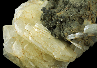 Baryte, Piryte - Huaron mining district, Cerro de Pasco, Pasco, Peru