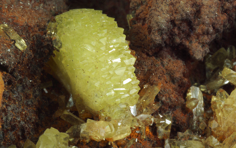 Adamite - Ojuela mine, Mapimi, Durango, Mexico