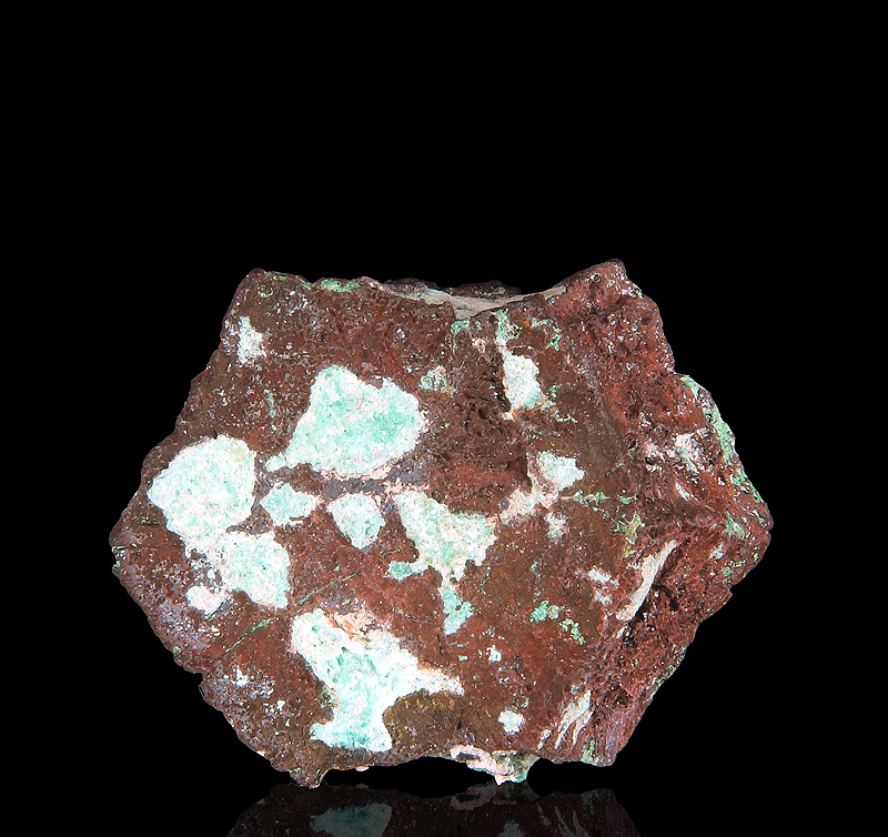 Copper psd after Aragonite - San Agustn Mine, Corocoro, La Paz Department, Bolivia