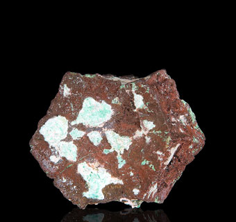Copper psd after Aragonite - San Agustn Mine, Corocoro, La Paz Department, Bolivia