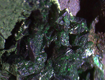 Cuprite, Malachite - Kolwezi Mining district, Lualaba, DR Congo