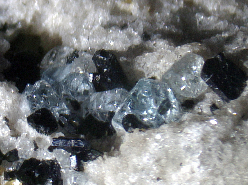 Hayne, Augite, Titanite - Niedermendig, Eifel Volcanos, Rhineland,Palatinate - Germany