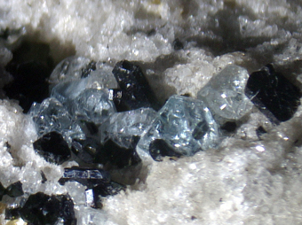 Hayne, Augite, Titanite - Niedermendig, Eifel Volcanos, Rhineland,Palatinate - Germany