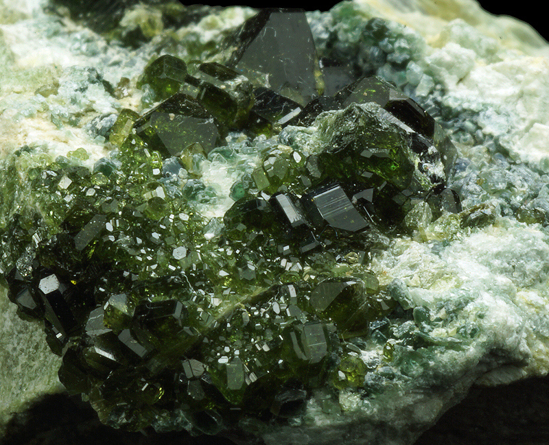 Vesuvianite - Bellecombe, Aosta Valley, Italy