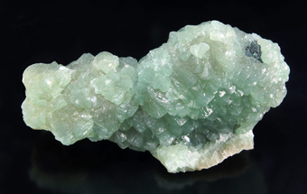 Calcite with malachite, Da Shun Long, Yunnan Province, China