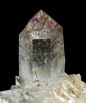 Hematite included Quartz var. Amethyst - Goboboseb Mountains, Brandberg Area, Erongo, Namibia