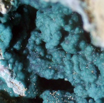 Rosasite - Zorzone mine, Vedra Valley, Lombardy, Italy