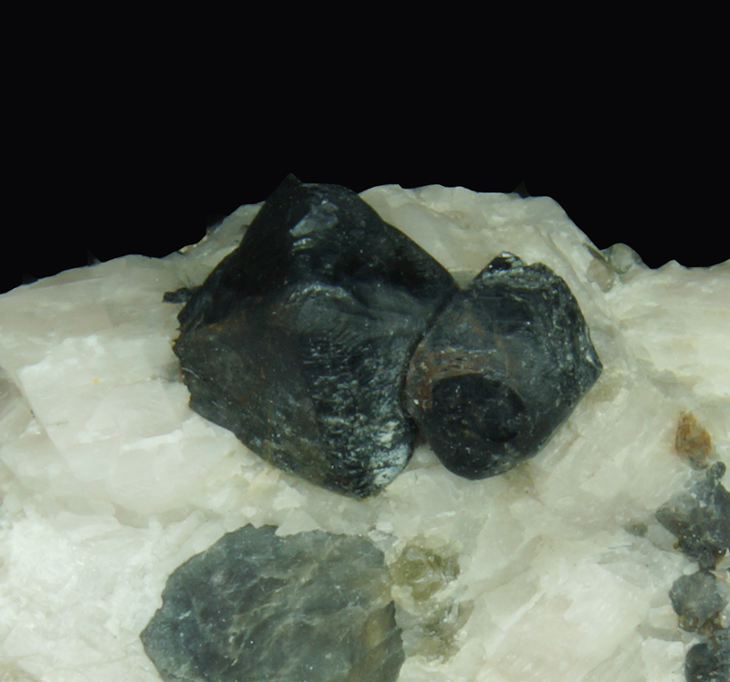 Franklinite and Willemite - Sterling Hill mine, Franklin, New Jersey, USA