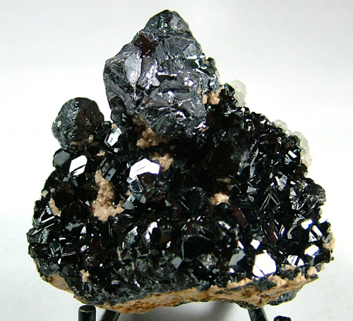 Galena on Sphalerite var. Marmatite -  Trepča, Kosovska Mitrovica, District of Kosovska Mitrovica, Kosovo