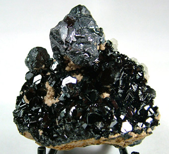 Galena on Sphalerite var. Marmatite -  Trepča, Kosovska Mitrovica, District of Kosovska Mitrovica, Kosovo