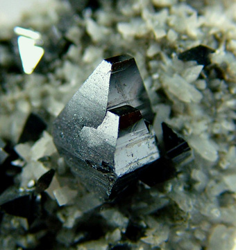 Anatase on Quartz - Hardangervidda, Hordaland, Norway