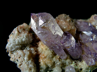 Amethyst Quartz - Capurru Quarry, Osilo, Sassari Province, Sardinia, Italy