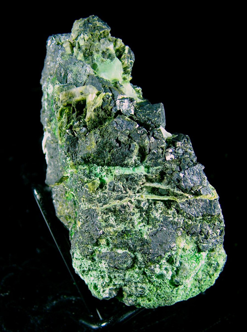 Gersdorffite with Annabergite - At Ahmane, Bou Azer District (Bou Azzer District), Tazenakht, Ouarzazate Province, Souss-Massa-Dra Region, Morocco