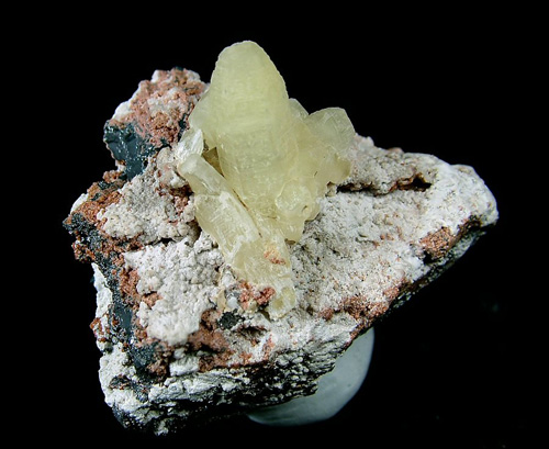 Ettringite - N'Chwaning Mines, Kuruman, Kalahari manganese field, Northern Cape Province, South Africa