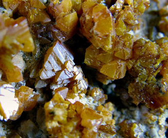 Wulfenite - Helena Mine, Črna na Korokem, Carinthia Region, Slovenia