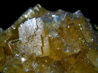 Fluorite - Minerva No. 1 Mine (Ozark-Mahoning No. 1 Mine), Ozark-Mahoning group, Cave-in-Rock, Hardin Co., Illinois, USA