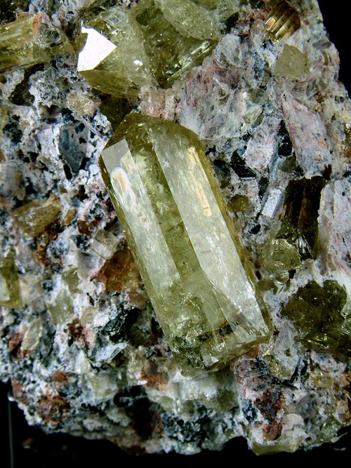 Fluorapatite - Cerro de Mercado Mine, Victoria de Durango, Durango Municipality, Durango, Mexico