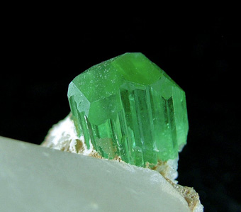 Elbaite on Quartz - Paprok, Kamdesh District, Nuristan, Afghanistan