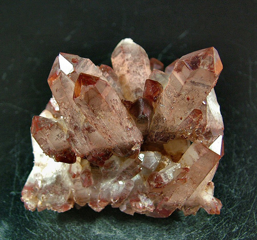 Quartz var. Hematoide Quartz - Brandberg Area, Dures Constituency, Erongo Region, Namibia