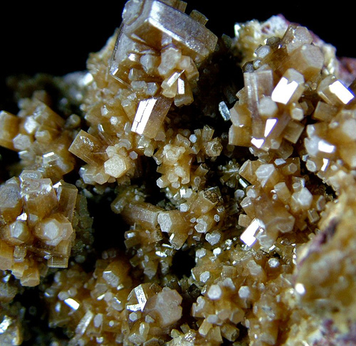 Endlichite (Arsenic-bearing Vanadinite) - Touissit - Bou Beker mining district, Jerada Province, Oriental Region, Morocco