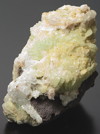 Prehnite - Djebel Melh,  Bou Arfa,  Figuig Province,  L'oriental Region,  Morocco