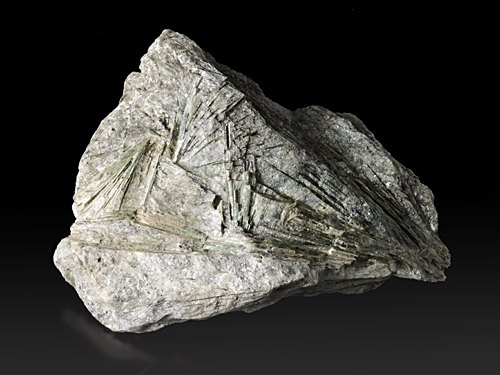 Actinolite - Zemmgrund, Zillertal, Schwaz District, Tyrol, Austria