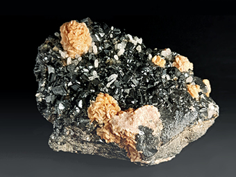 Rhodochrosite, Sphalerite - Trepca, Kosovo