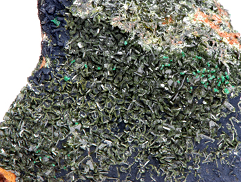 Olivenite - Mine du Cap Garonne, Pradet, Var, Provence-Alpes-Cte d'Azur, France