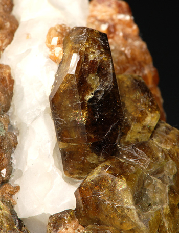 Vesuvianite - Dosso degli Areti, Braone, Camonica Valley, Brescia Province, Lombardy, Italy