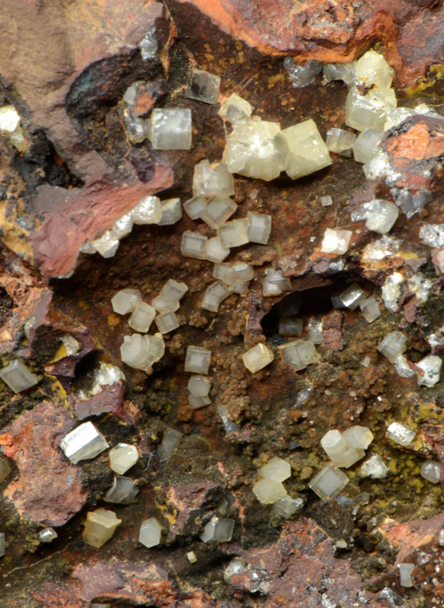 Mimetite - Su Zurfuru Mine, Fluminimaggiore, Carbonia-Iglesias Province, Sardinia, Italy