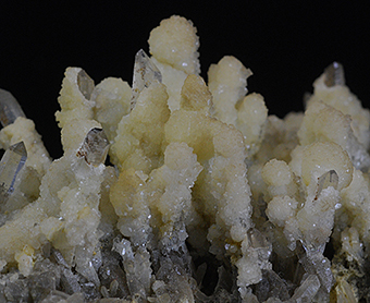 Wavellite over quartz - Siglo XX mine - Llallagua - Rafael Bustillo prov. - Potos deptm - Bolivia