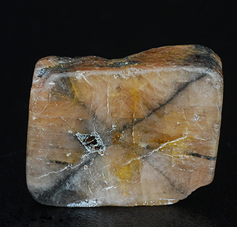 Andalusite (var. Chiastolite) - Sangping mine - Xixia Co. - Nanyang pref. - Henan prov. - Cina
