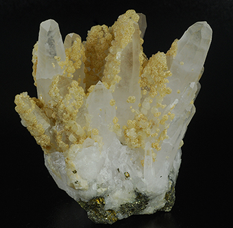 Quartz and calcite - Cavnic mine - Cavnic - Maramures Co. - Romania