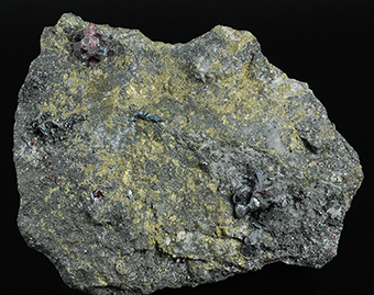 Proustite and pyrargirite - Uchucchacua mine - Oyon prov. Lima dept. - Peru