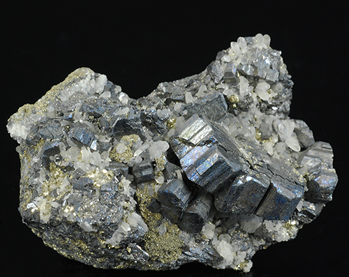 Bournonite, quartz and pyrite - Machacamarca - Machacamarca distr. - Cornelio Saavedra prov. - Potosí deptm - Bolivia