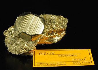 Pyrite - Huanzala mine - Huallanca Distr. - Dos de Mayo prov. - Huánuco Dept. - Peru