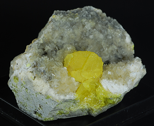 Sulphur - Cozzo Disi mine - Casteltermini - Agrigento prov. - Sicily - Italy