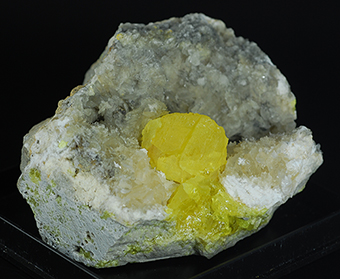 Sulphur - Cozzo Disi mine - Casteltermini - Agrigento prov. - Sicily - Italy