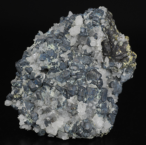 Bournonite, quartz and pyrite –  Casapalca Mine - Casapalca - Huarochiri Prov. - Lima Deptm. - Peru