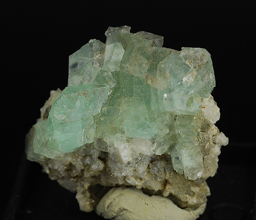 Green fluorite - Argentire Glacier -  Mont Blanc Massif - Chamonix - Haute-Savoie - Rhne-Alpes - France