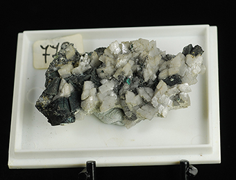 Chalcocite and calcite - Idaho Springs Distr. - Clear Creek Co - Colorado