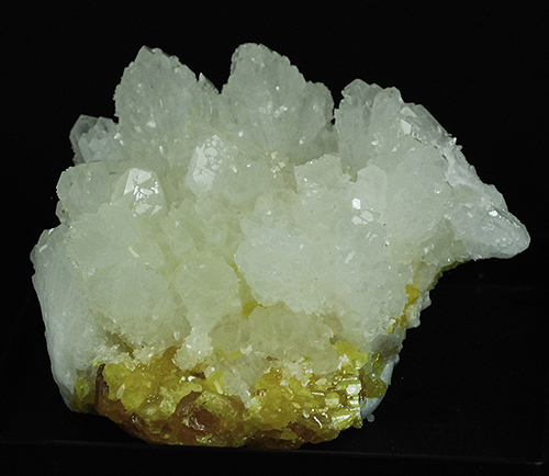 Celestite and sulphur - La Grasta mine - Caltanissetta - Sicily - Italy