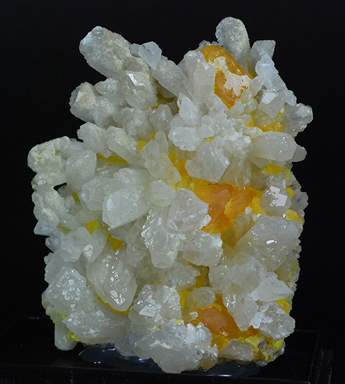 Celestite and sulphur - Floristella mine - Enna prov. - Sicily - Italy