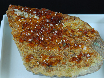 Grossular/hessonite garnet - Alpe delle Frasse - Lajetto - Condove - Torino prov. - Piedmont - Italy