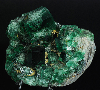 Fluorite  The Hidden Forest Pocket - Diana Maria mine - Frosterley - Weardale - Co. Durham  England  United Kingdom