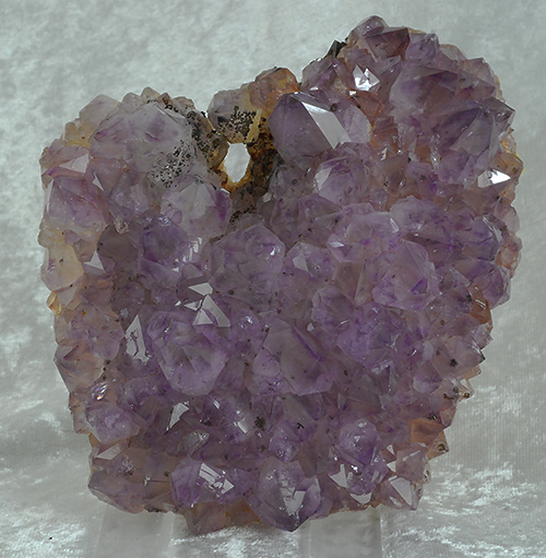 Amethyst quartz and goethite - Rio Grande do Sul - Brazil